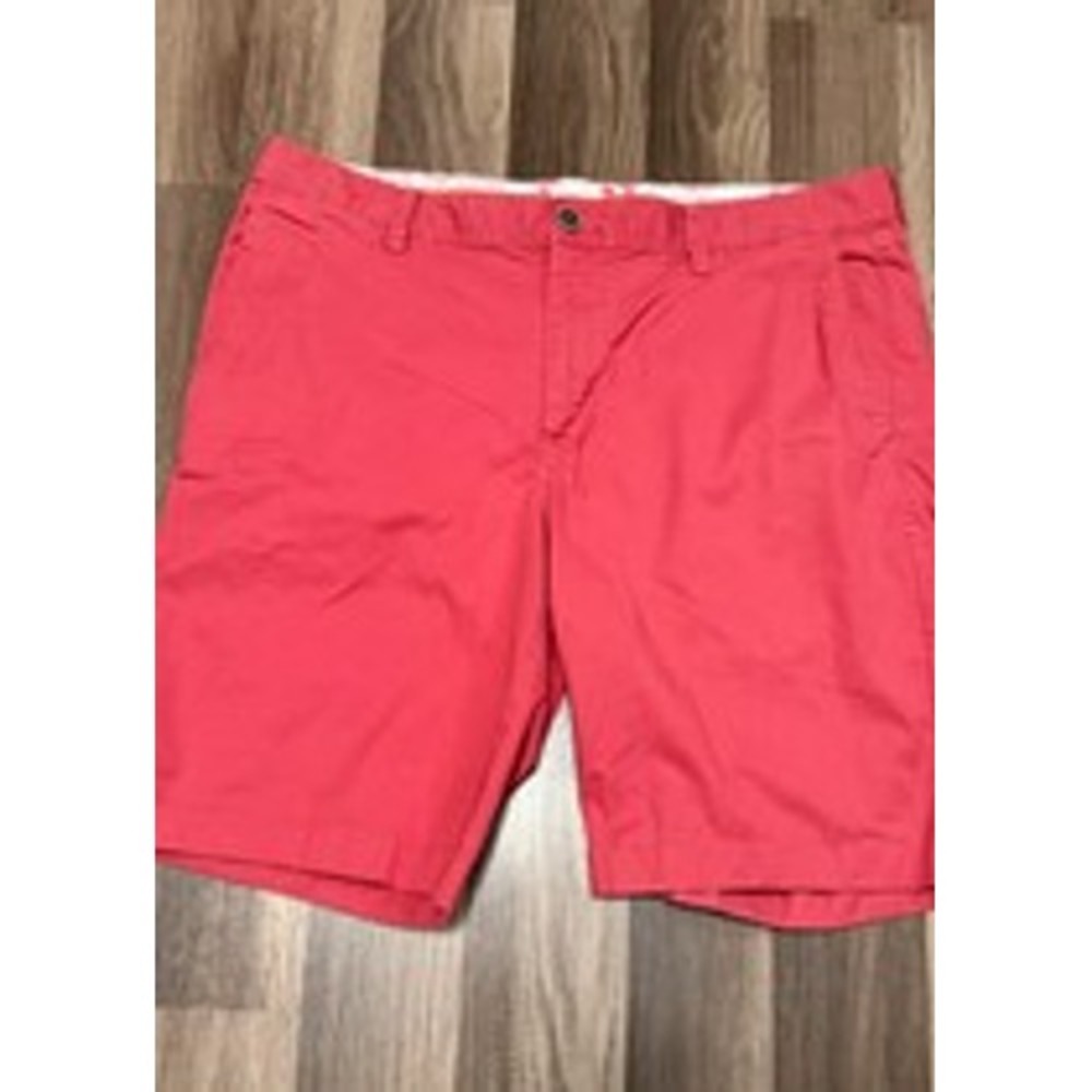 Tommy Bahama Mens 36 Coral Pink Flat Front Chino Shorts Island Life Tropical